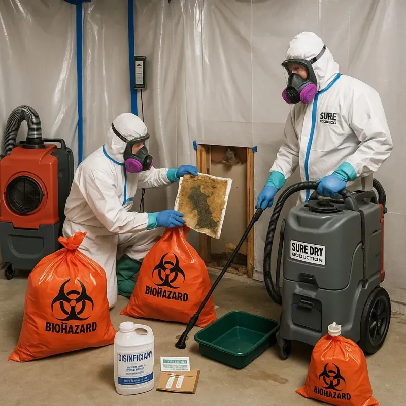 Contaminated Water Handling Protocols process in Le Roy, IL